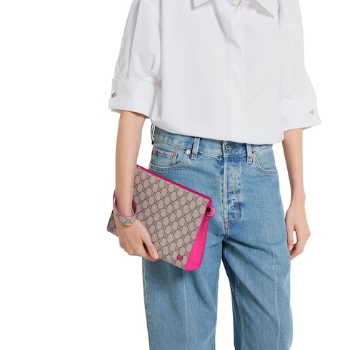Bi-color small pouch