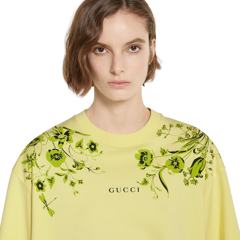 Soft cotton jersey T-shirt with print
