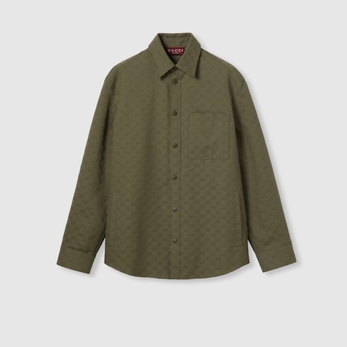 Camicia in tessuto GG