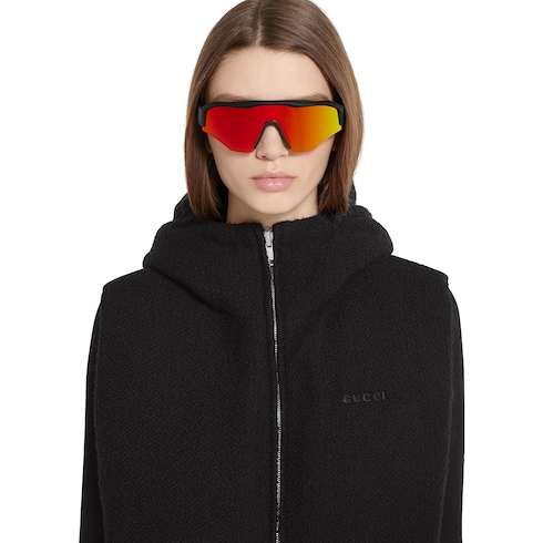 Mask-shaped sunglasses