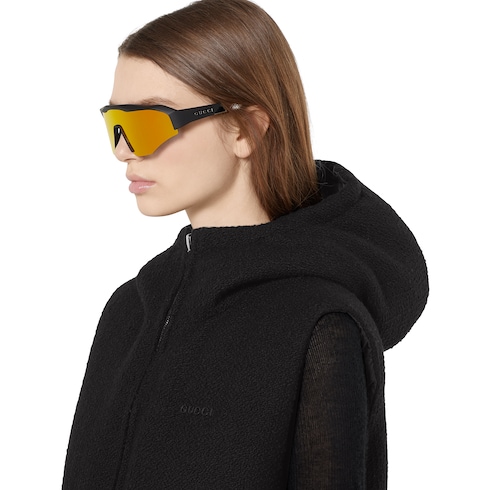 Mask-shaped sunglasses