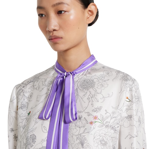 Kleid aus Baumwolle mit Print