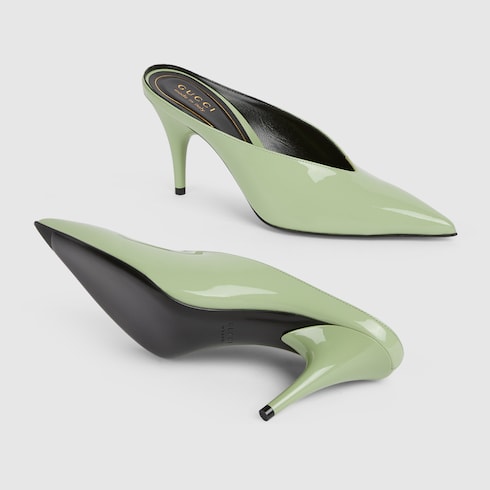 Women's heeled mule