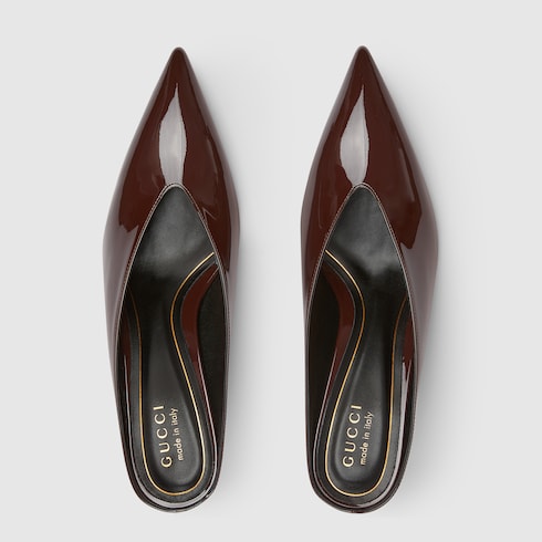 Women's heeled mule