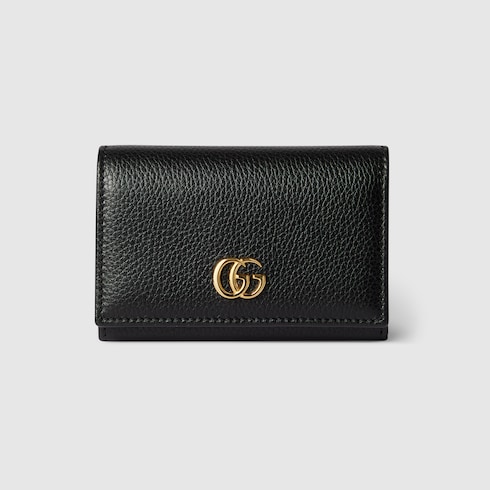 Bi-color GG Marmont card case