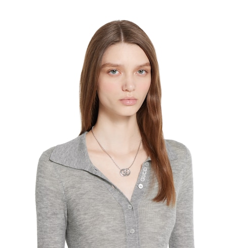 Collana Gucci Interlocking con pendente