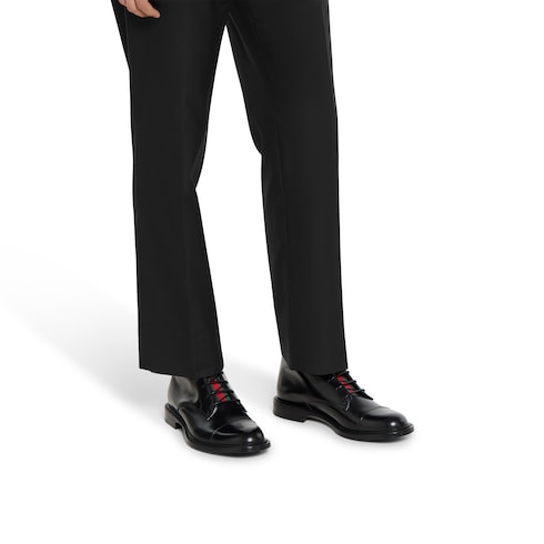 Bota con cordones y tribanda Web para hombre