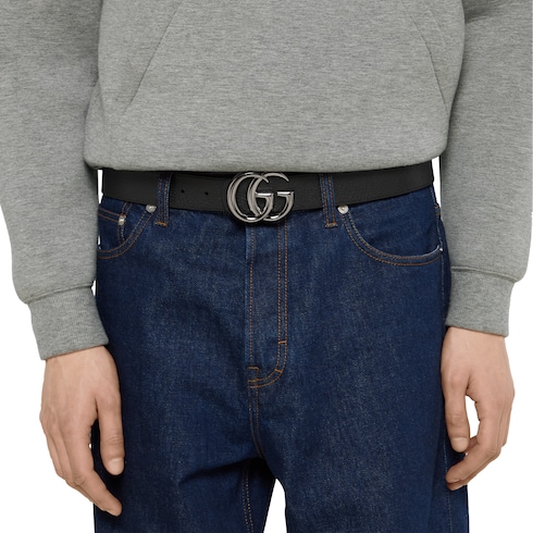 Cintura reversibile GG Marmont