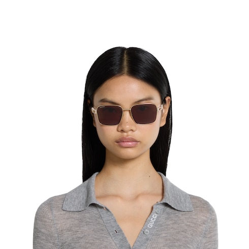 Square frame sunglasses