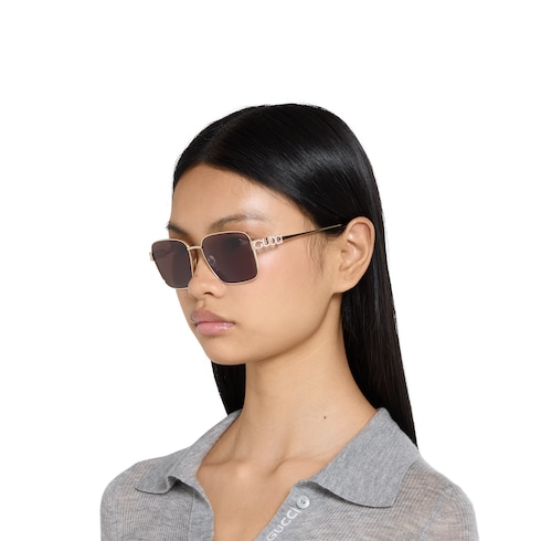 Square frame sunglasses