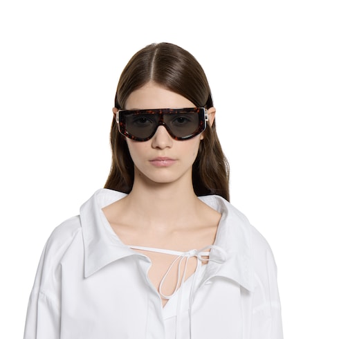 Rectangular frame sunglasses