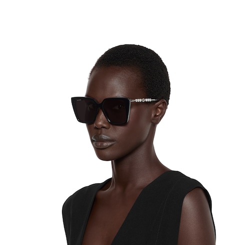 Sonnenbrille mit eckigem Rahmen