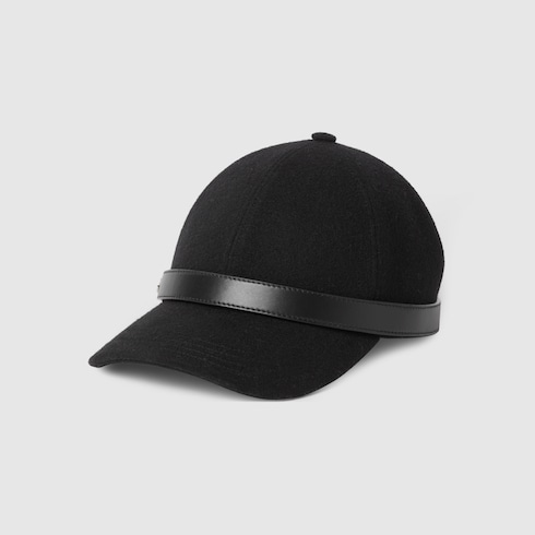 Wool baseball hat