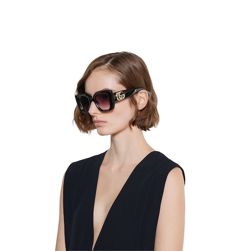 Butterfly frame sunglasses