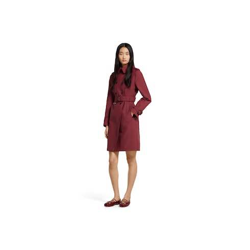 Gabardina de gabardina doble