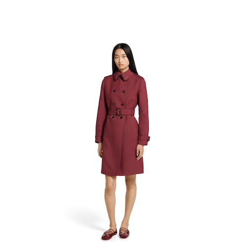 Gabardina de gabardina doble