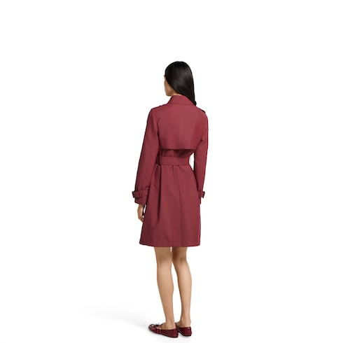 Gabardina de gabardina doble