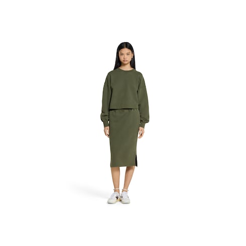 Sweatshirt aus Baumwolljersey mit Stickerei