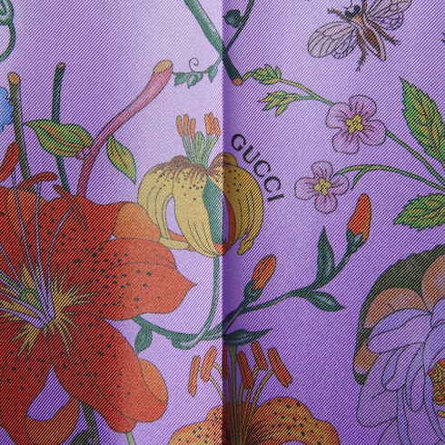 Printed silk shirt
