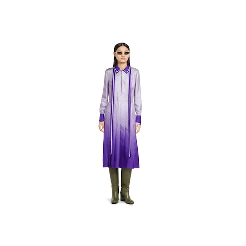 Kleid aus Seide mit Print