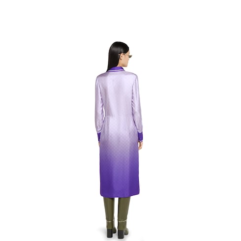 Kleid aus Seide mit Print