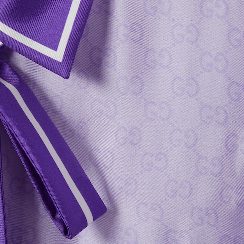 Kleid aus Seide mit Print
