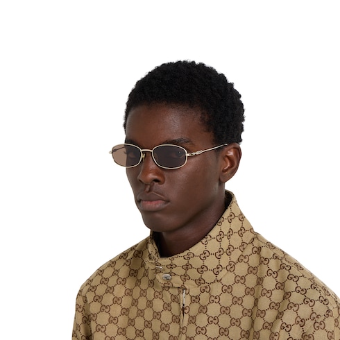 Oval frame sunglasses
