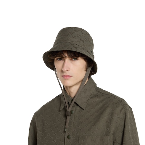 Bob en toile GG avec cordon