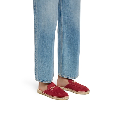 Women's espadrille mule with Horsebit