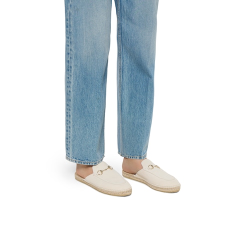 Women's espadrille mule with Horsebit