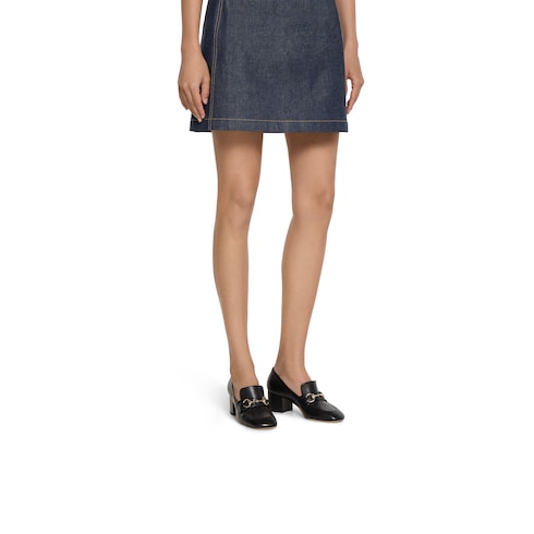 Women's loafer pump with Horsebit