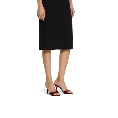 Women's slide sandal with Horsebit
