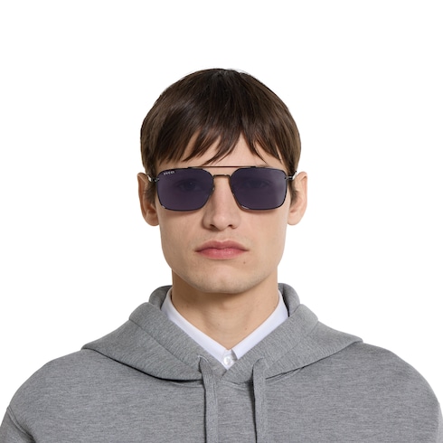 Specialized fit rectangular sunglasses