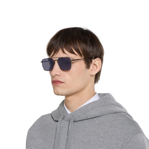 Specialized fit rectangular sunglasses