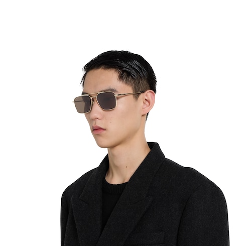 Specialized fit rectangular sunglasses