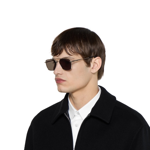 Specialized fit rectangular sunglasses