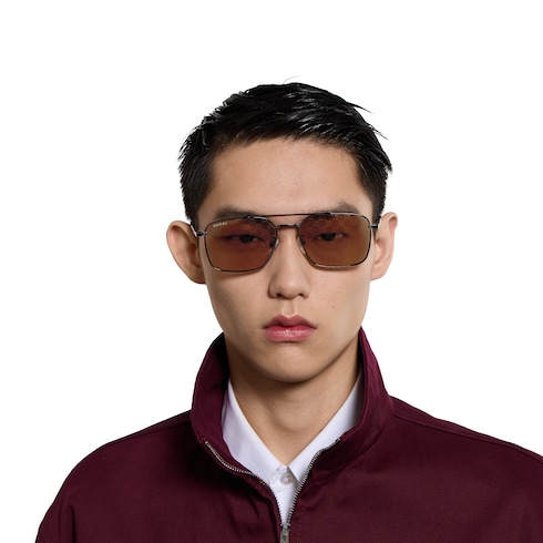 Specialized fit rectangular sunglasses