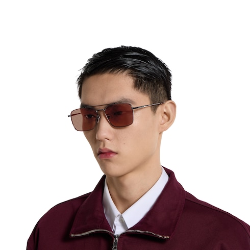 Specialized fit rectangular sunglasses