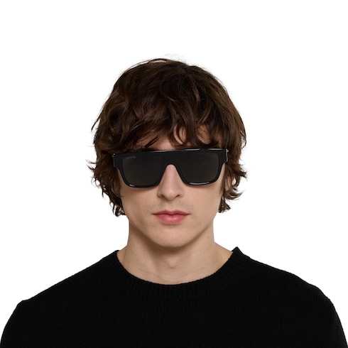 Rectangular frame sunglasses