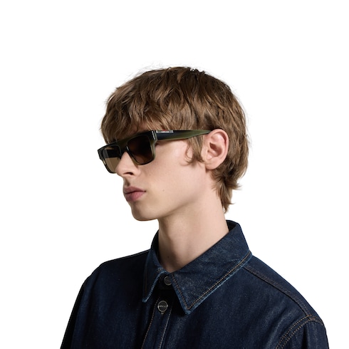 Rectangular frame sunglasses