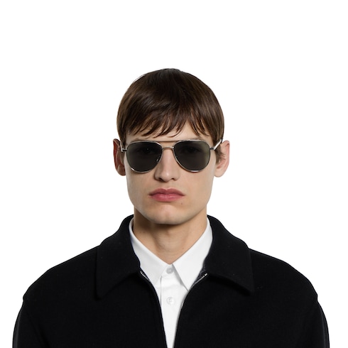 Sonnenbrille mit Rahmen im Pilotenstil