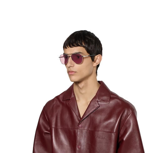 Aviator frame sunglasses