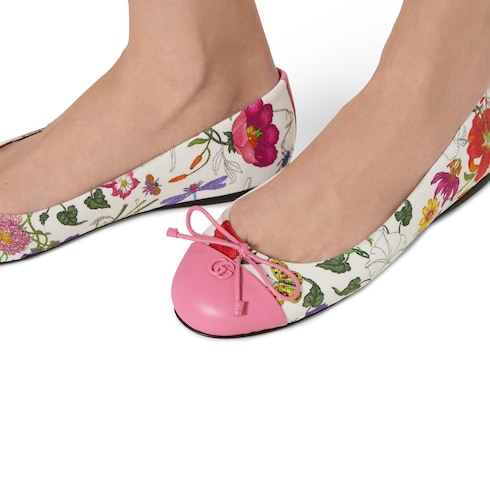 Women's printed ballet flat