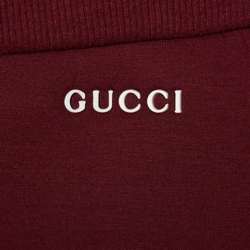 Jersey mini skirt with logo