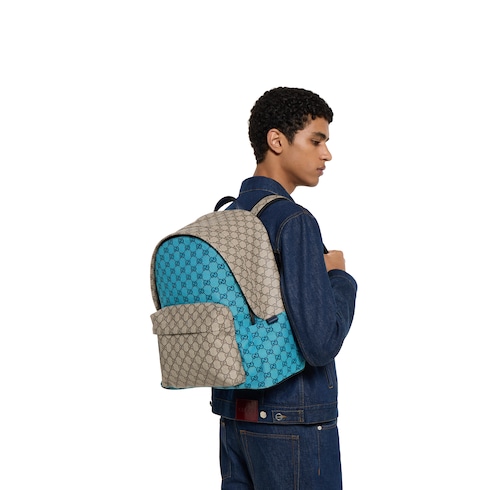 Gucci Match系列中号GG背包