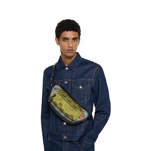 Gucci Match系列中号GG斜挎包