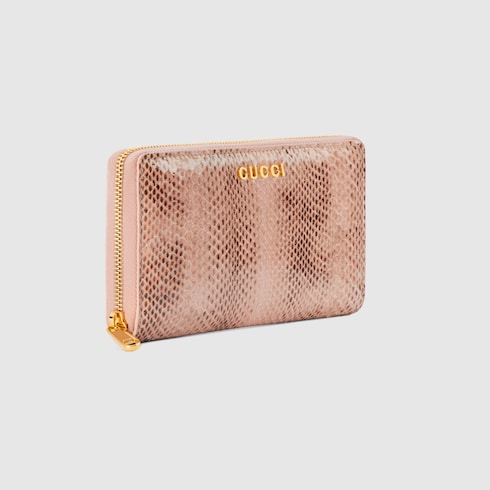 GUCCI - グッチ 二つ折り長財布 札入れ パイソン エキゾチック
