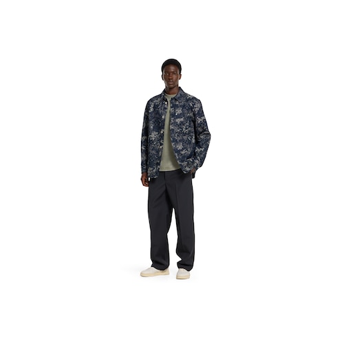 Chemise en denim à jacquard GG