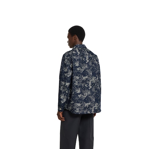 Chemise en denim à jacquard GG