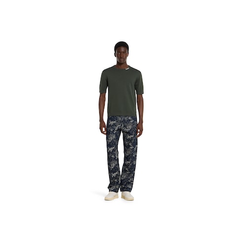 GG jacquard denim pant